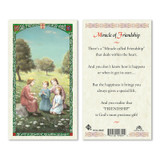 The Miracle Of Friendship Laminated Prayer Cards