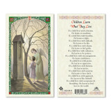 Children Learn What They Live Laminated Prayer Cards