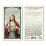 Act Of Consecration To Sacred Heart Of Jesus Laminated Prayer Cards