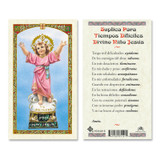 Divino Nino Para Tiempos Dificiles Spanish Laminated Prayer Cards