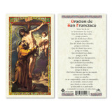 San Francis Con Jesus Spanish Laminated Prayer Cards