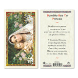 Bendita Sea Tu Pureza Spanish Laminated Prayer Cards