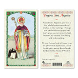 St. Augustine Laminated Prayer Cards