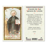 San Ignacio De Loyola Spanish Prayer Cards