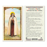 Teresa Los Andes Spanish Laminated Prayer Cards