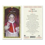 St. John Xxiii Laminated Prayer Cards