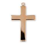Gold Over Sterling Silver Latin Style Cross