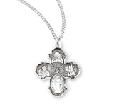 Sterling Silver 4-Way Medal
