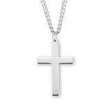 Sterling Silver Plain Cross