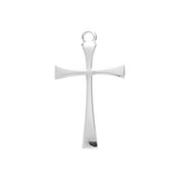 Sterling Silver Tapered End Cross