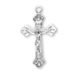 Flare tipped Sterling Silver Crucifix