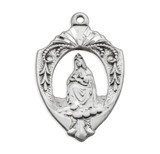 Our Lady of Laleche English Version Sterling Silver Medal