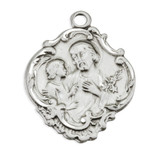 Sterling Silver St. Joseph Baroque Medal