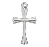 Sterling Silver Taper End Cross