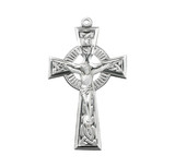 Sterling Silver Irish Celtic Crucifix Pendant