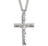 Sterling Silver High Polished Crucifix