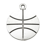 Saint Christopher Sterling Silver Basketball Athlete Medal