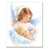 GUARDIAN ANGEL W/BOY CARDED 8x10 PRINT FOR FRAMING