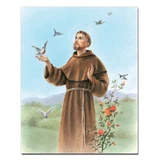 SAINT FRANCIS OF ASSISI CARDED 8x10 PRINT FOR FRAMING