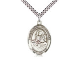 St. Lidwina of Schiedam - Oval Patron Saint Series