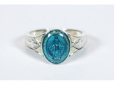 Miraculous Ring with Blue Epoxy