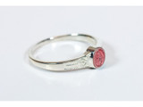 Miraculous Ring with Pink Epoxy