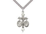 Jesus, Mary, Our Lady of La Salette Crucifix