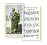 Saint Jude Thanksgiving Novena Holy Card