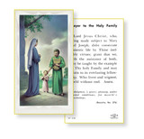Holy Family Holy Card