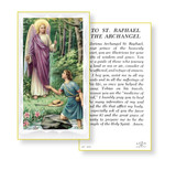 Saint Raphael the Archangel Holy Card