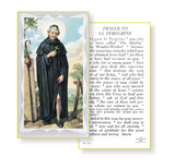 Saint Peregrine Holy Card