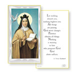 Saint Teresa of Avila Holy Card
