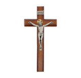 Tutone Wood Wall Crucifix, 11"
