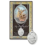 Saint Michael Biography Pamphlet and Patron Saint Medal