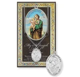 Saint Joseph Biography Pamphlet and Patron Saint Medal