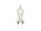 Cancer Awareness Birthstone Pendant