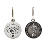 St. Francis God Bless My Dog Pet Medal – 1 Inch