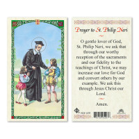 St. Phillip Neri Laminated Prayer Cards