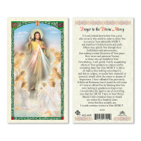 Divine Mercy W/Angels Laminated Prayer Cards