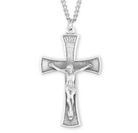 Sterling Silver Ornate Crucifix