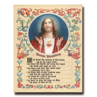 SACRED HEART OF JESUS HOUSE CARDED 8x10 PRINT FOR FRAMING