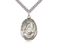 St. Edburga of Winchester - Oval Patron Saint Series