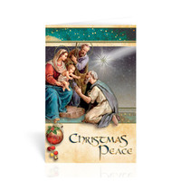 Holy Family with Shepherd Christmas Card (10 pack)