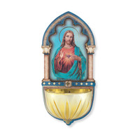 Sacred Heart Holy Water Font