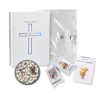 5pc. Girls White Blessed Trinity Missal