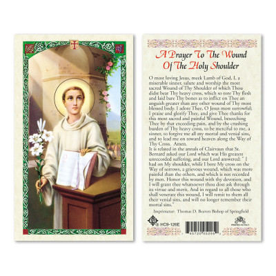 St. Bernard Laminated Prayer Cards