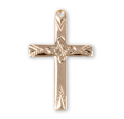 Gold Over Sterling Silver Cross