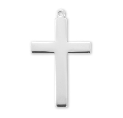Sterling Silver Plain Cross