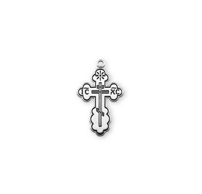 Sterling Silver Byzantine Cross