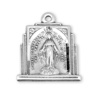Sterling Silver Multi-Step Miraculous Medal